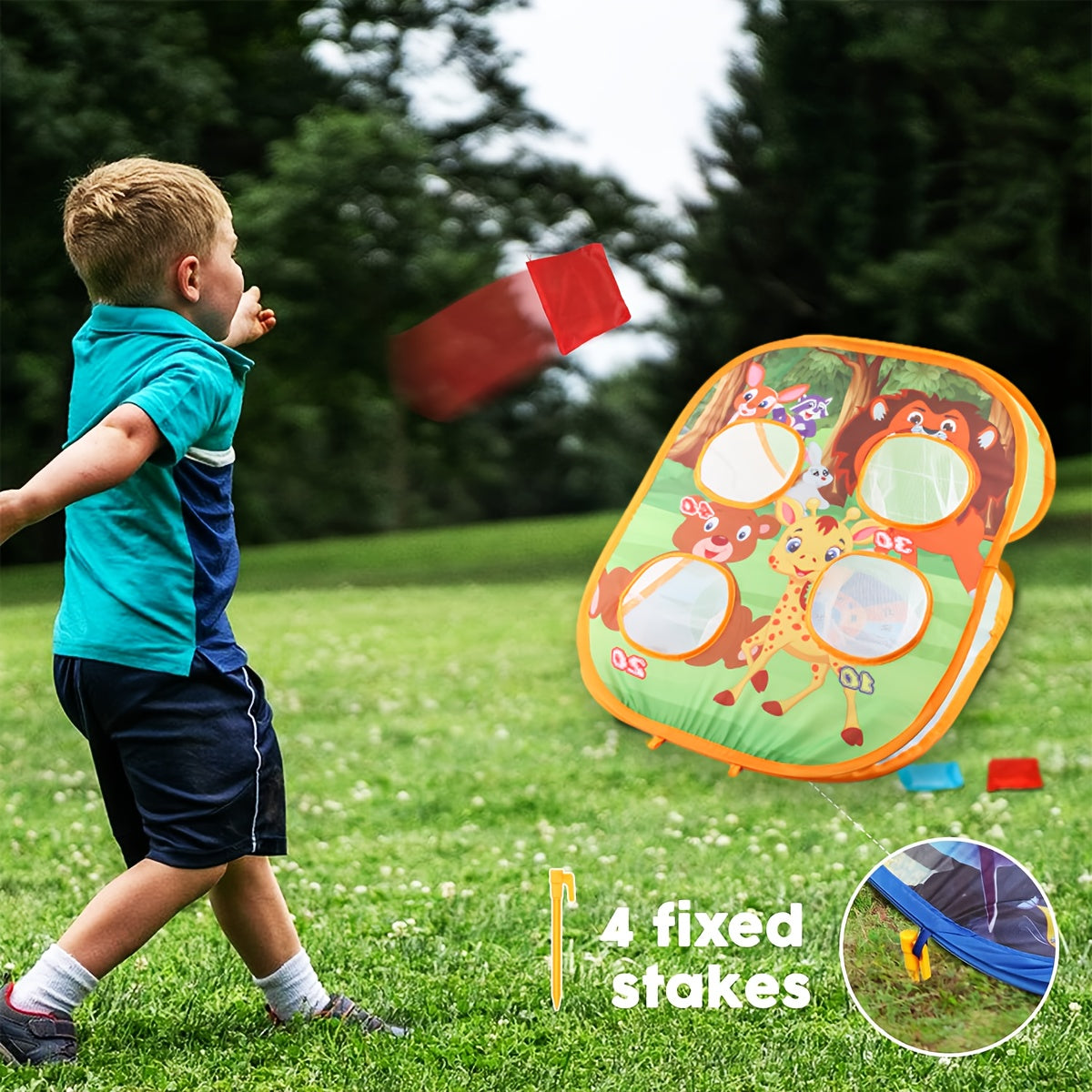 Animal Bean Bag Throwing Game Toy for Family Party