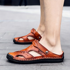 Men's Non Slip Sandals Comfy Slippers Beach Shoes Summer