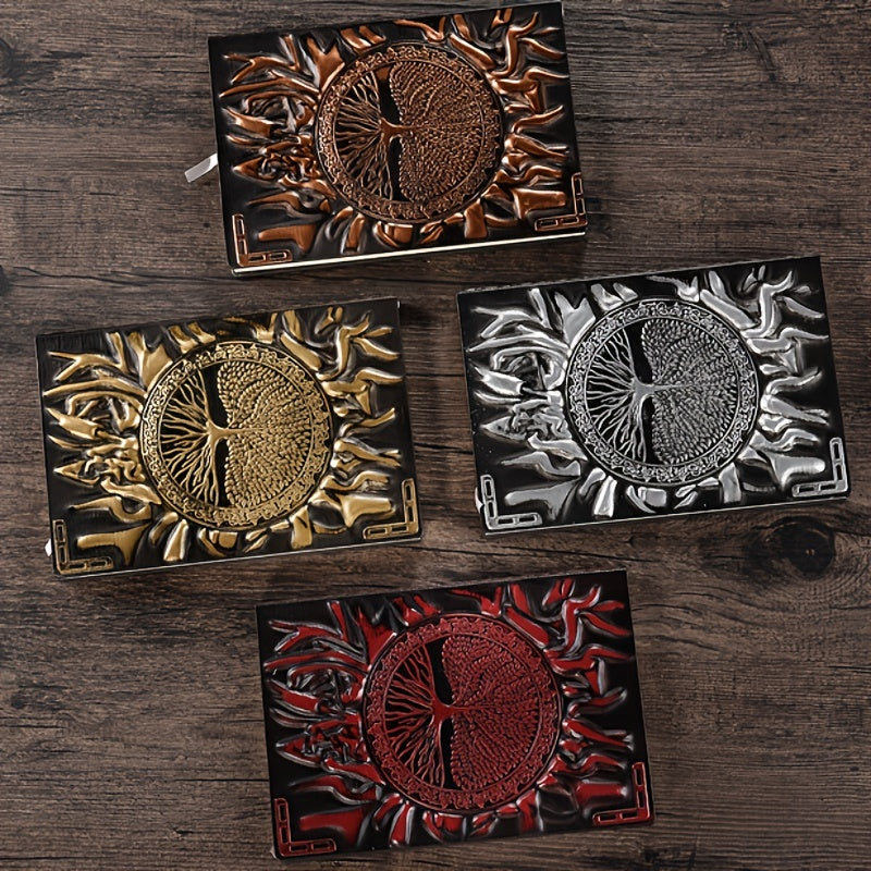 Vintage Tree Of Life A5 A6 Diary Notebook Embossed Leather Bible Book