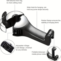 Universal Car Headrest Phone Holder 360 Rotation Multifunctional