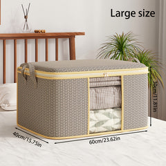 Large Foldable Storage Bag with Reinforced Handle