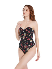 Women's Regency Corset Costume Belt Waist Teddy Tie Push Up Vest
