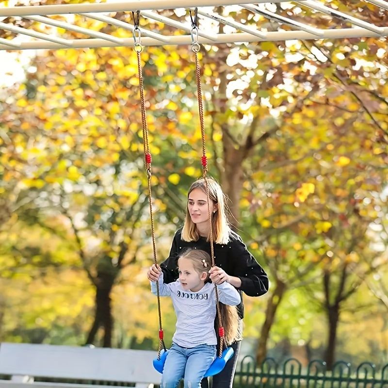 Outdoor Kids Swing Seat With Adjustable Rope