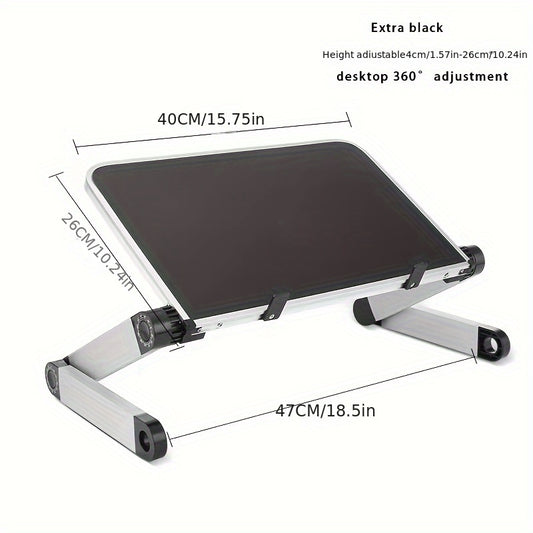 Folding Bookshelf Stand Adjustable Study Table