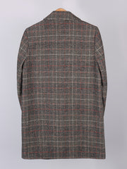 Plaid Long Sleeve Blazer Open Front Lapel Blazer