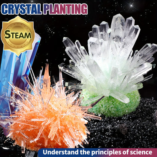 DIY Crystal Growth Science Education Toy
