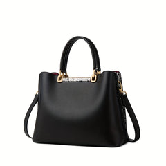 Versatile Large Capacity Cowhide Handbag for Women