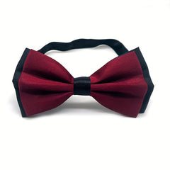 Red Men's Bow Tie - Double Layer Party Accessory
