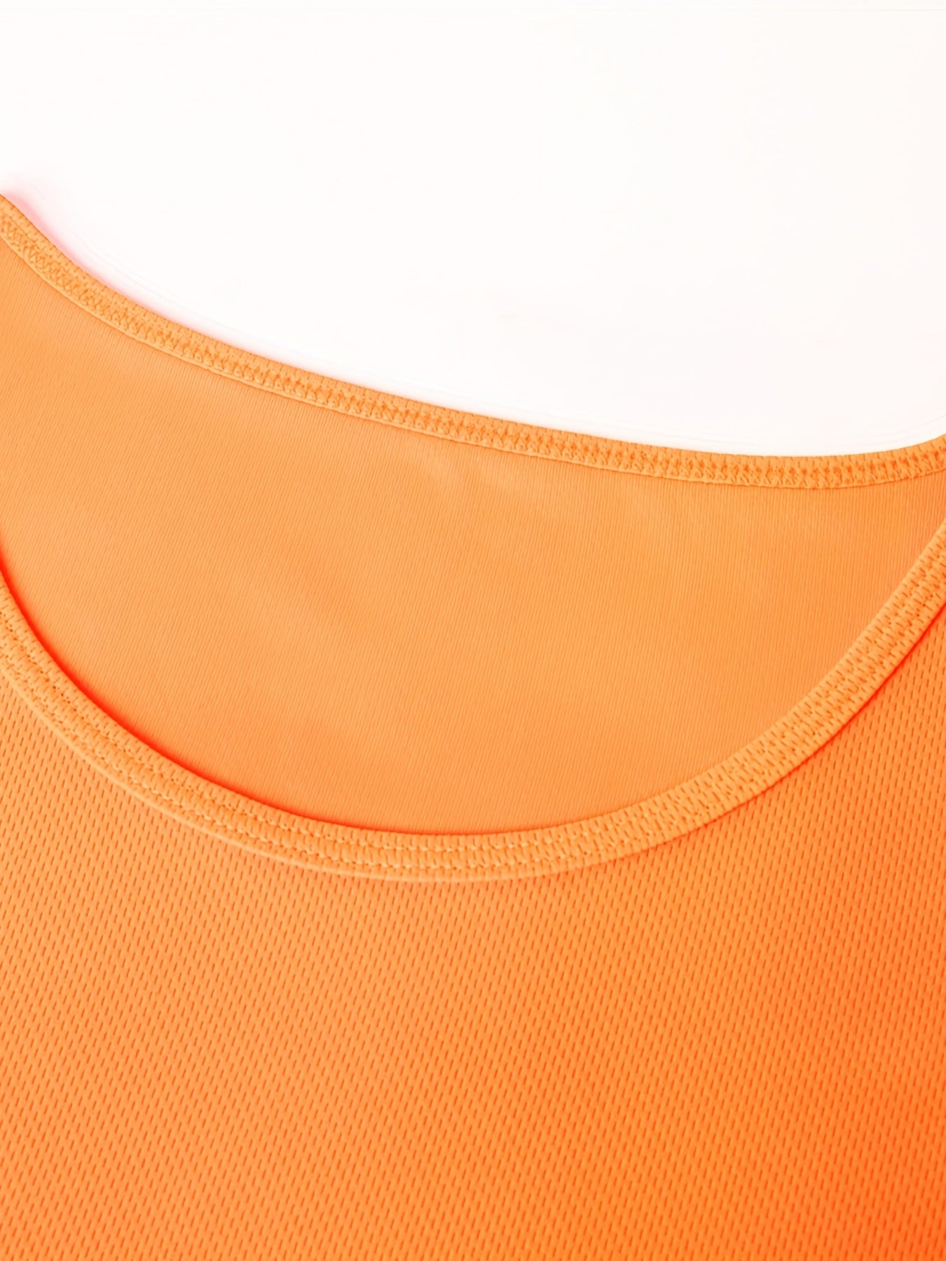 Men's Tank Top Solid Stretch Crew Neck Sleeveless Sports Top