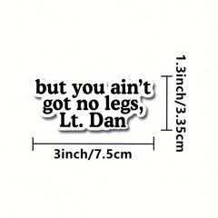 5pcs Lt Dan Stickers Inspirational Self Care Stickers for Laptop Water Bottle Ca