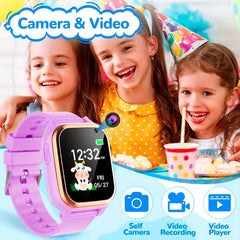 Kids Smartwatch with 16 Games, Alarm, Camera, Music Player, Pedometer & Flashlig