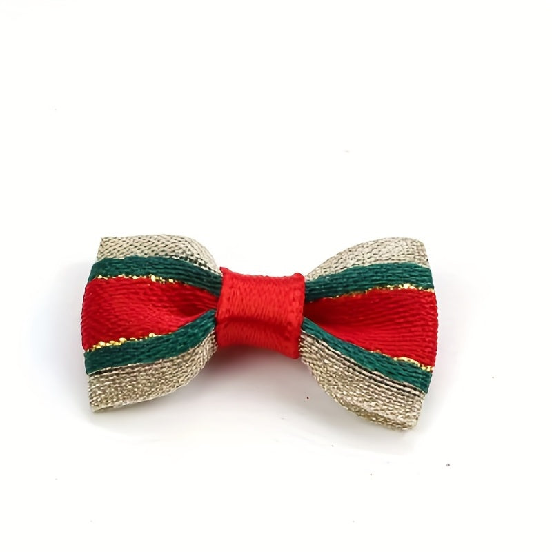 30pcs Christmas Bow Bell Decoration Handicraft Accessories Clothing Accessories