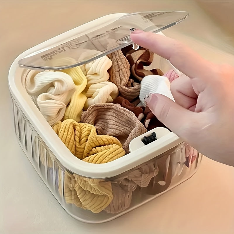 Waterproof Hair Accessory Organizer Box with Lid