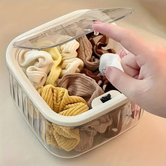 Waterproof Hair Accessory Organizer Box with Lid