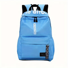 Junior High School Canvas Backpack for Outdoor Travel