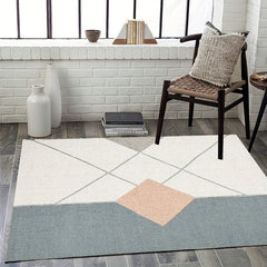 Fluffy Faux Wool Area Rugs Modern Large Carpet Non-slip Machine Washable
