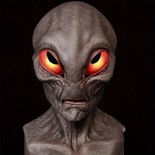 Men's Horror Latex Alien Mask Halloween Masquerade Party Prop