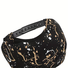 Men's P Embroidered Baseball Cap Casual Hip hop Outdoor Graffiti Sunshade Cap