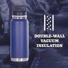 Stainless Steel Insulated Water Bottle 36oz - Thermal Cup for Hot & Cold Drinks