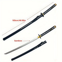 Samurai Katana Sword Halloween Cosplay Roleplay Props Decoration