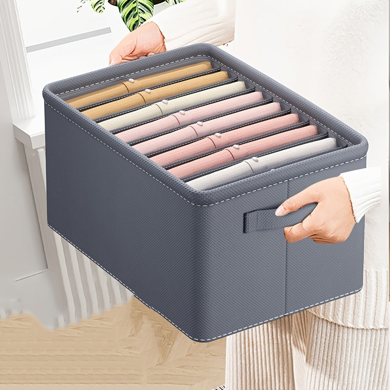 1pc PP Board Trousers Storage Box Divided Storage Box Closet Organizer