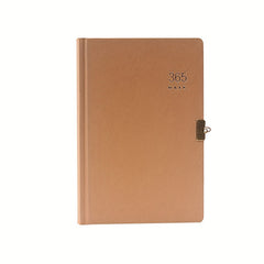 365 Pages Retro Note Book With Lock Diary