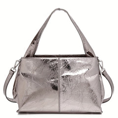 Leopard Print Leather Women's Shoulder Bag