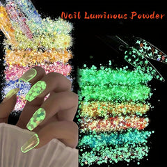 Glow in the Dark Chunky Glitter Sequins for Body Face Hair Nails