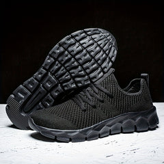 Thick Sole Mesh Breathable Non Slip Running Shoes