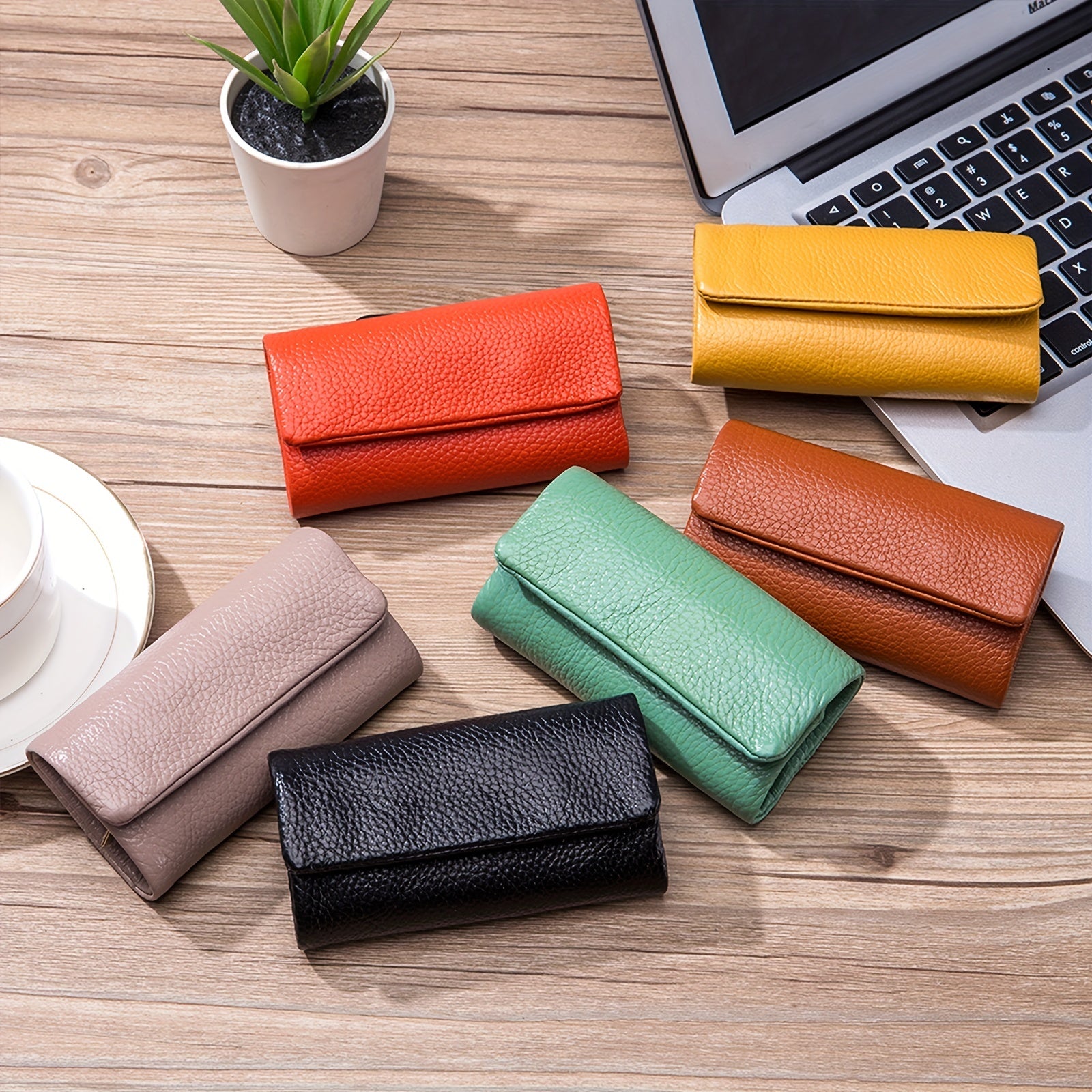 Men's PU Leather Key Bag Coin Purse