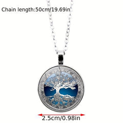 Women's Jewelry Set - Pendant Necklace, Drop Earrings, Bangle Bracelet