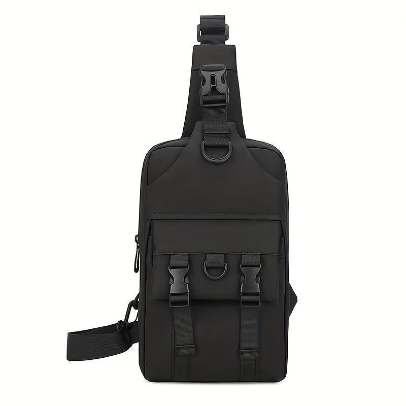 Men's Casual Chest Bag Crossbody Bag Waterproof Shoulder Handbag