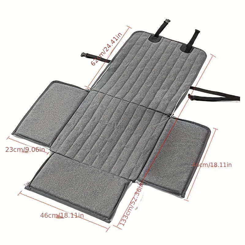 Foldable Pet Car Seat Basket Front Car Dog Cushion