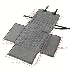 Foldable Pet Car Seat Basket Front Car Dog Cushion