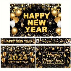 Year Backdrop Banner Cloth Background for Party Decorations