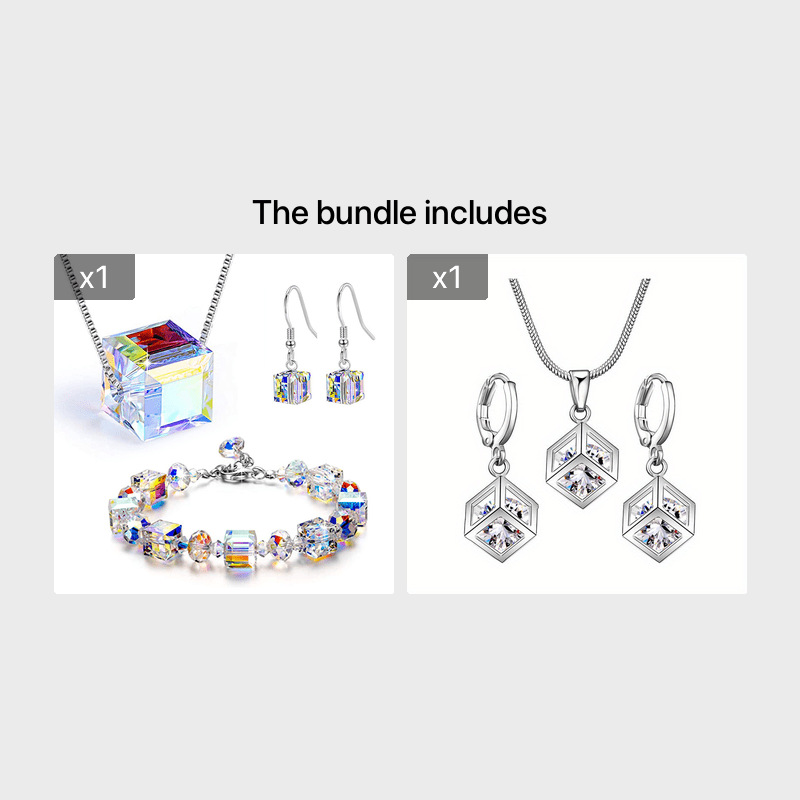 Crystal Jewelry Set Bridal Women Accessories