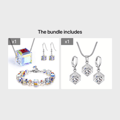 Crystal Jewelry Set Bridal Women Accessories