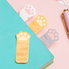 Cat Claw Shaped Sticky Notes 120 Pages