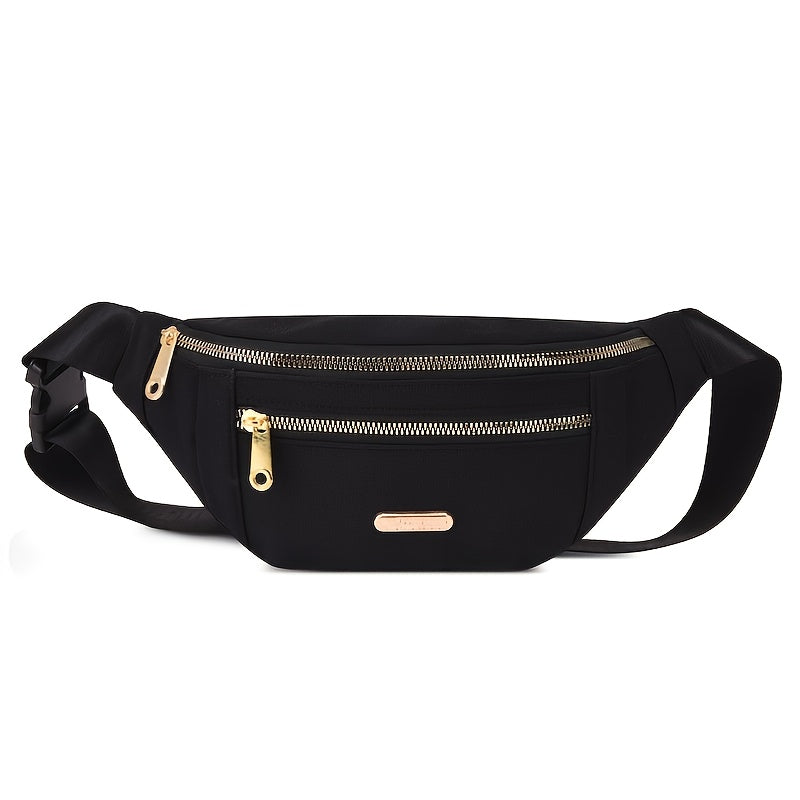 Women's Zipper Fanny Pack with Adjustable Strap