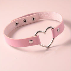 PU Leather Choker Punk Gothic Style Necklace