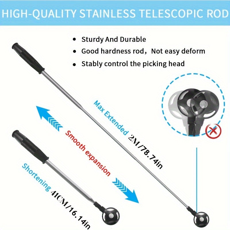 Retractable Golf Ball Water Finder Tool