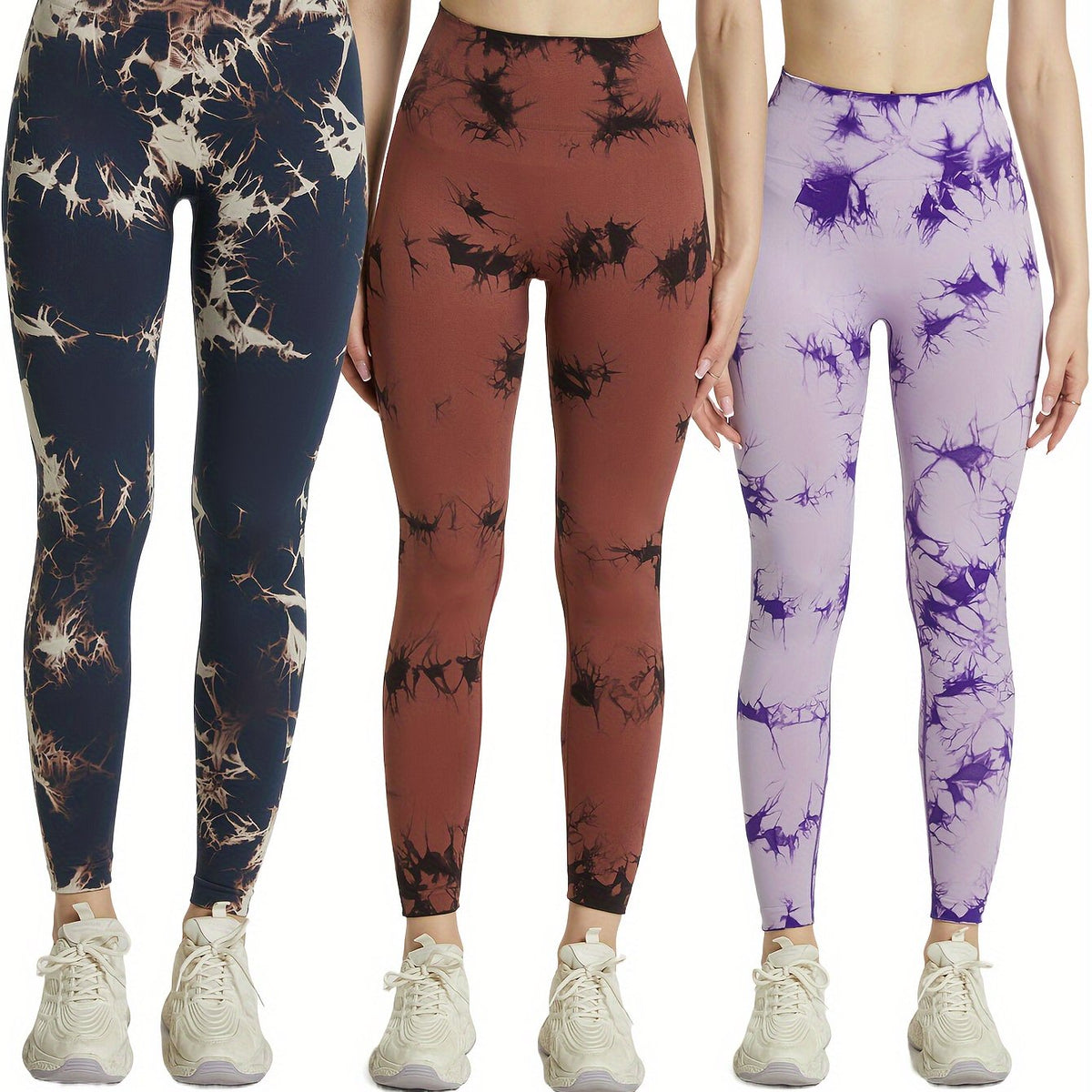 Tie Dye Fitness Leggings High Waist Yoga Pants