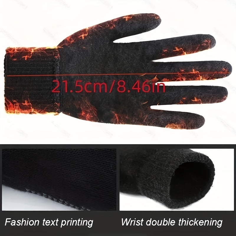 Waterproof & Windproof Outdoor Sports Gloves, Hat & Scarf Set