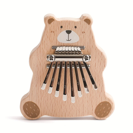 Wooden Bear Squeeze Toy for Educational Fun