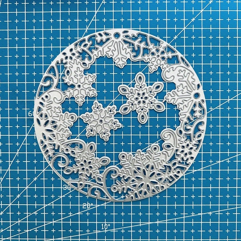 Christmas Snowman Metal Cutting Dies Stencil DIY Scrapbooking Embossing