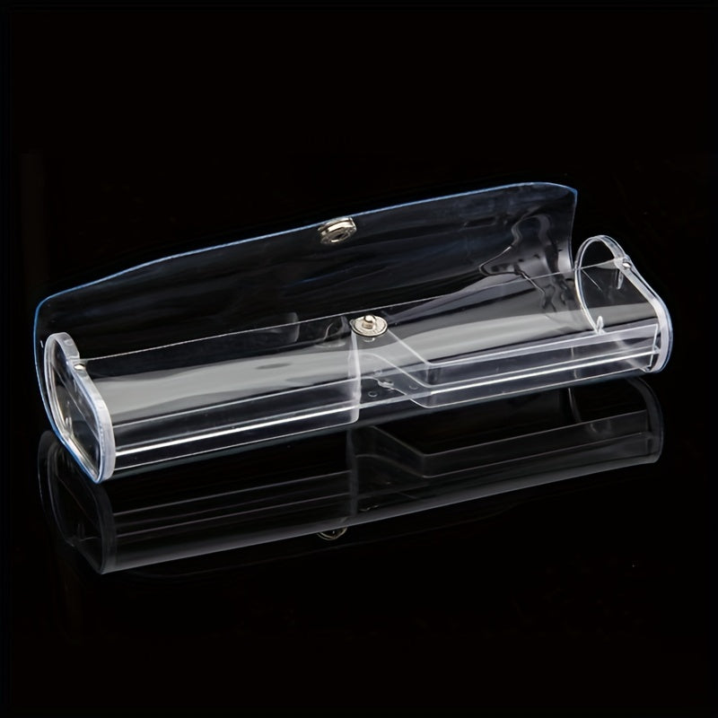 Transparent Plastic Glasses Case Lightweight Portable Myopia Glasses Box
