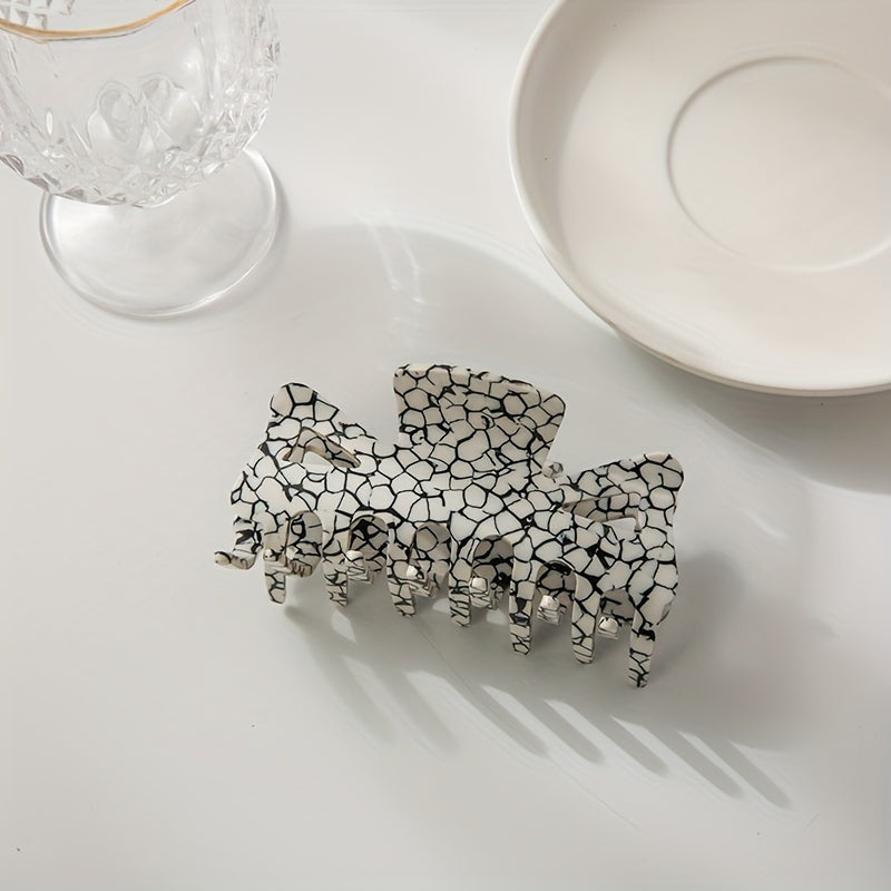 Graphic Hair Claw Non Slip Hair Accessory