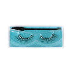 15mm Natural 3D False Lashes Pack with Brush