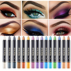 Waterproof Glitter Eyeshadow Pencil Long Lasting Eyeliner Stick