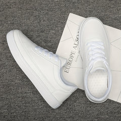 Men's Lace-up Sneakers PU Leather Skate Shoes